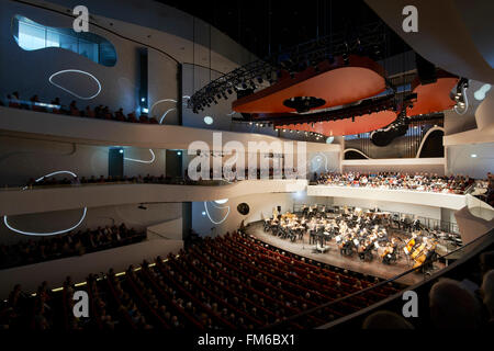 Maison de la musique à Aalborg, conçu par Coop Himmelb(l)au. Banque D'Images