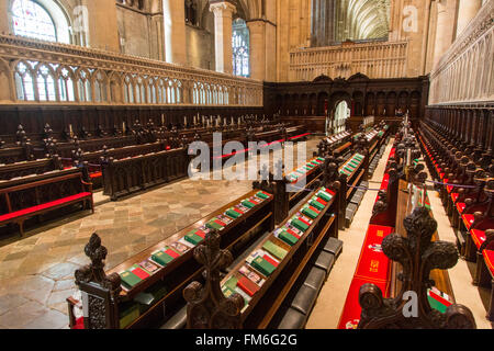 La Cathédrale de Canterbury, Kent, choeur Banque D'Images