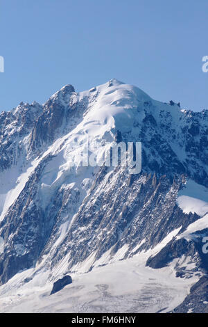 Aiguille Verte (vue de Balme) France Banque D'Images