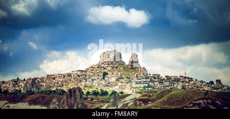 Ancienne ville de Cappadoce en Turquie Banque D'Images