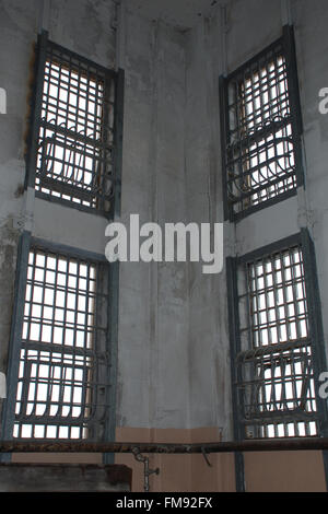 Les cellules de la prison d'Alcatraz Banque D'Images