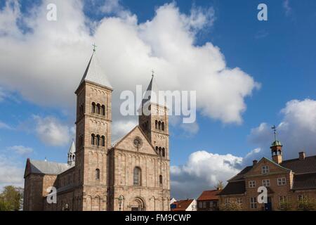 Le Danemark, le Jutland, Viborg, Viborg Domkirke Cathdral, extérieur Banque D'Images