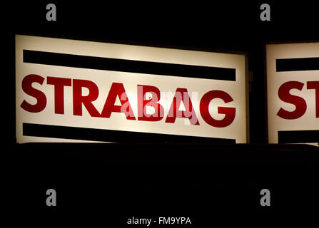 Markenname : 'Strabag", Berlin. Banque D'Images