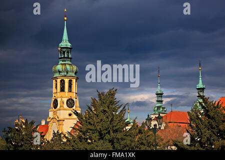 La Loreta, l'une des plus belle église baroque de Hradcany, Prague, République Tchèque Banque D'Images