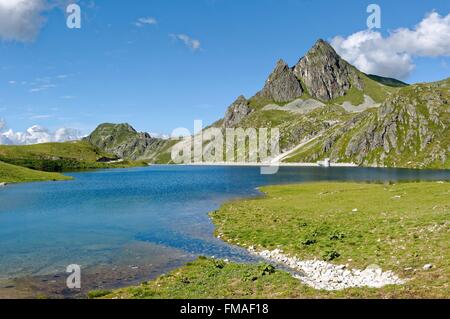 France, Savoie, Vanoise, La Plagne, Blanchets lake Banque D'Images