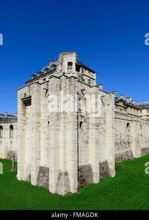 France, Val de Marne, Vincennes, château de Vincennes, tour Banque D'Images