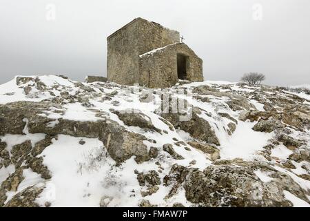 La France, Var, Provence Verte, Massif de La Sainte Baume, la Chapelle Saint Pilon Banque D'Images