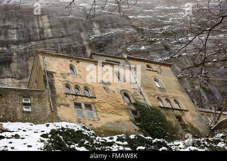 La France, Var, Provence Verte, Massif de La Sainte Baume, la grotte de Sainte Marie Madeleine Banque D'Images