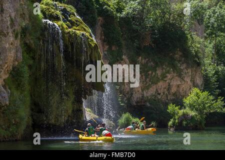 La France, la Lozère, Sainte Enimie, étiqueté Les Plus Beaux Villages de France (Les Plus Beaux Villages de France), Gorges du Banque D'Images