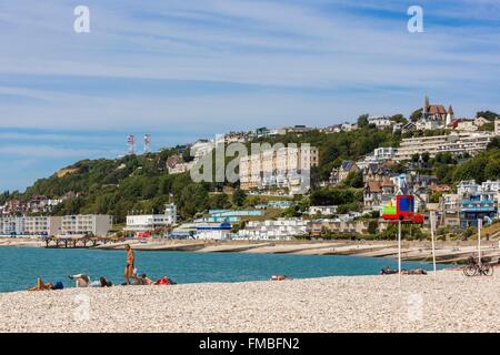 France, Seine Maritime Le Havre, la plage Banque D'Images