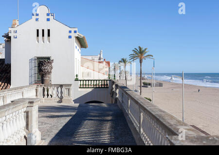 Vil la Museu Pau Casals,quartier maritime de Sant Salvador, El Vendrell, Catalogne, Espagne. Banque D'Images