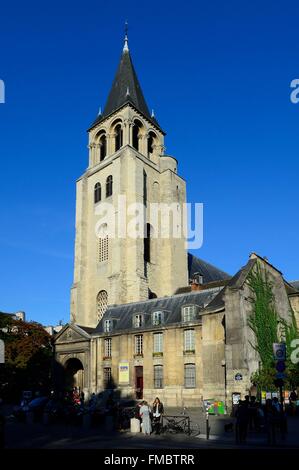 France, Paris, l'église de Saint Germain-des-Prés Banque D'Images
