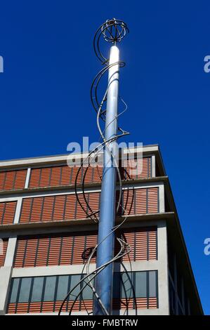 France, Seine-Saint-Denis (93), Montreuil, construction Artborial Banque D'Images