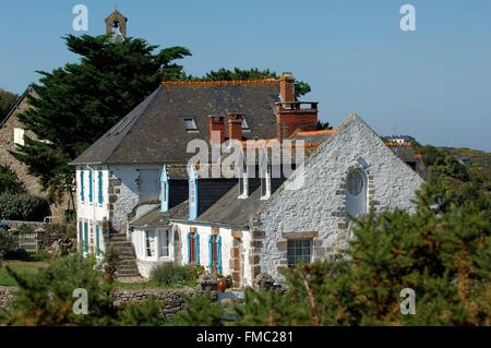 France, Manche, îles Chausey, Marin Marie's house ( sailor, peintre et conteur) Banque D'Images