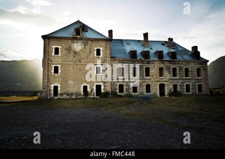 France, Hautes Alpes, Briançon, cité Vauban, classé au Patrimoine Mondial par l'UNESCO, le fort des Trois Têtes Banque D'Images