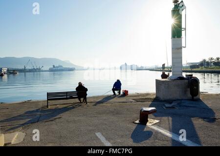 La France, Var, La Seyne sur Mer, le Navy Pier Banque D'Images