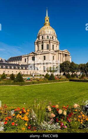 France, Paris, région classée au Patrimoine Mondial de l'UNESCO, la Cathédrale Saint Louis des Invalides Banque D'Images