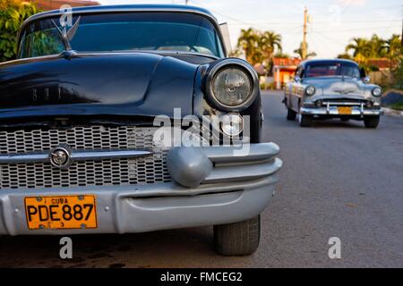 Cuba, La Havane, Pinar del Rio, Vinales, location de 50 ans dans la rue Banque D'Images