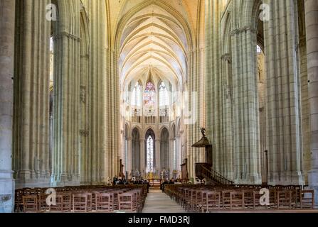 France, Seine et Marne, Meaux, St Stephen's Cathedral Banque D'Images
