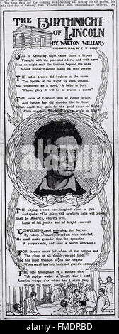 Abraham Lincoln avant 1860 (1860) Banque D'Images