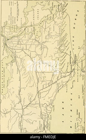 Le nord du Michigan. Guide pour les voyageurs, y compris la partie nord de l'île Mackinac, Michigan inférieur, et le Sault Ste. Marie rivière (1898) Banque D'Images