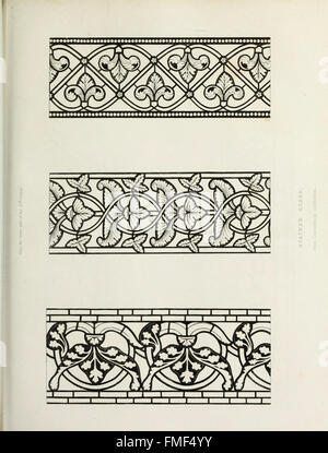 L'encyclopédie de l'ornement (1842) Banque D'Images