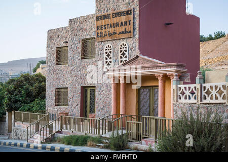 Moïse le printemps à Wadi Musa, Royaume hachémite de Jordanie, Moyen-Orient. Banque D'Images