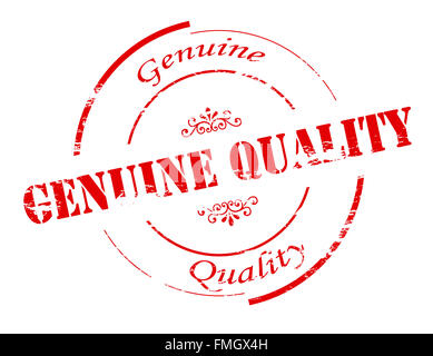 Timbres en caoutchouc avec une vraie qualité de texte à l'intérieur, vector illustration Banque D'Images