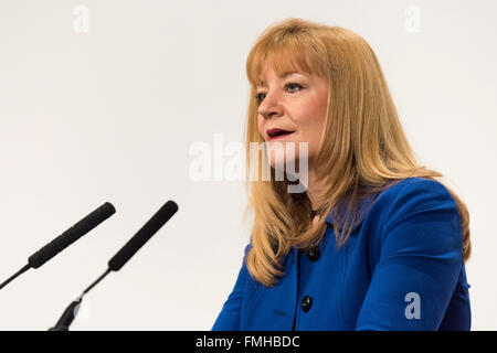 Kay Swinburne, prend la parole lors du congrès du parti conservateur gallois 2016 Banque D'Images