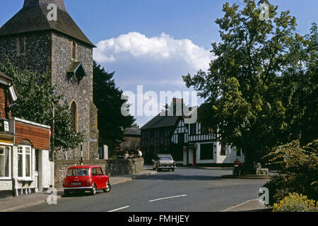 Downe village, Kent, Angleterre, 1971 Banque D'Images