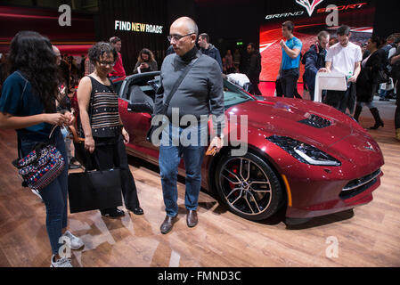 Genève, Suisse. 12 mars, 2016. 86e Salon International de l'Automobile de Genève le 12 mars 2016 - Genève,Suisse Credit : Stefano Guidi/Alamy Live News Banque D'Images