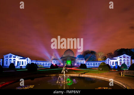 Syon House at night Banque D'Images