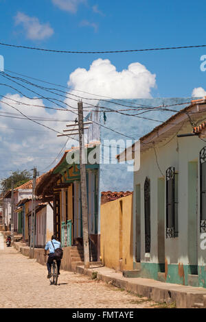 Vie quotidienne, scène de rue à Trinidad, Cuba, Antilles, Caraïbes, Amérique centrale en mars Banque D'Images