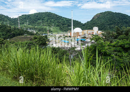 Centrale nucléaire d'Angra, nucléaire centrale Almirante Alvaro Alberto, Rio de Janeiro, Brésil Banque D'Images