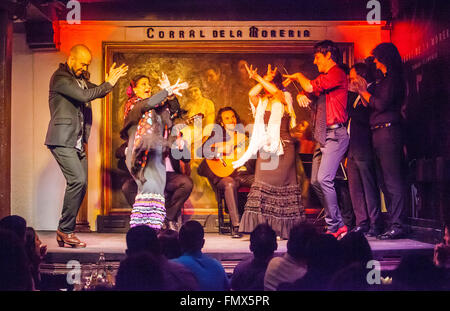 Corral de La Moreria,Tablao Flamenco Calle Moreria,17. Madrid. Espagne Banque D'Images