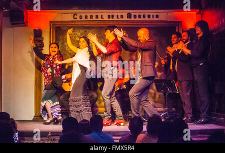 Corral de La Moreria,Tablao Flamenco Calle Moreria,17. Madrid. Espagne Banque D'Images