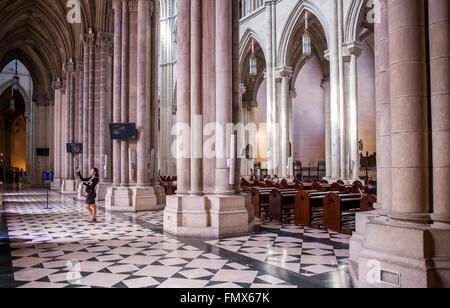 Cathédrale de Santa María la Real de La Almudena. Madrid. L'Espagne. Banque D'Images