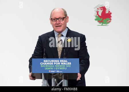 Jonathan Evans, président du parti conservateur au cours de la Welsh Welsh Parti conservateur. Banque D'Images