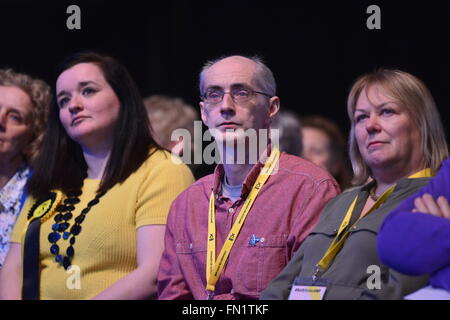 Glasgow, Ecosse, GBR - 13 mars : le dernier jour du Parti national écossais (SNP) Conférence de printemps a eu lieu le dimanche 13 mars 2016 à Glasgow, en Écosse. Banque D'Images