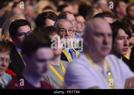 Glasgow, Ecosse, GBR - 13 mars : le dernier jour du Parti national écossais (SNP) Conférence de printemps a eu lieu le dimanche 13 mars 2016 à Glasgow, en Écosse. Banque D'Images