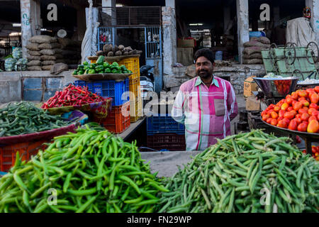 Marché aux légumes, Jodhpur Banque D'Images