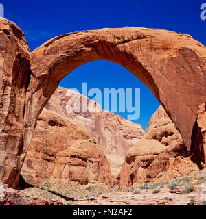 Pont en arc-en-ciel dans la région de Rainbow Bridge National Monument (Utah) Banque D'Images