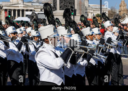 St Patrick's Day Parade à Londres, Angleterre Royaume-Uni UK Banque D'Images