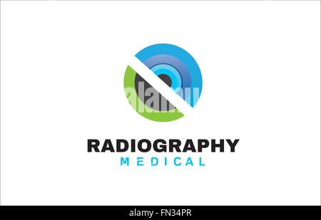 Radiology Circle Device logo Vector Symbol icône Design Illustration Illustration de Vecteur