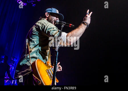 Detroit, Michigan, USA. 10 Mar, 2016. CANAAN SMITH sur la Jammin Pour Joseph événement de bienfaisance au Fillmore à Detroit, MI le 10 mars 2016 © Marc Nader/ZUMA/Alamy Fil Live News Banque D'Images