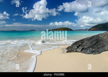 Cinnamon Bay, St John Banque D'Images