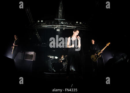 Milan, Italie. 13 mars, 2016. sauvages en concert à Magazzini generali crédit : milan roberto finizio/ alamy live news Banque D'Images