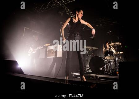 Milan, Italie. 13 mars, 2016. sauvages en concert à Magazzini generali crédit : milan roberto finizio/ alamy live news Banque D'Images