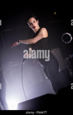 Milan, Italie. 13 mars, 2016. sauvages en concert à Magazzini generali crédit : milan roberto finizio/ alamy live news Banque D'Images