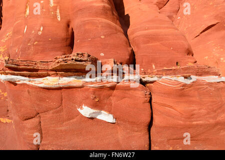 Détails de falaises, Cape Leveque Pindan, péninsule Dampier, région de Kimberley, en Australie occidentale, WA, Australia Banque D'Images